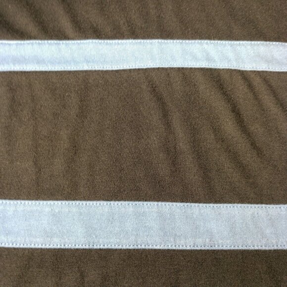 Just For Women T Shirt Plus Size 1X Vintage 1990s Retro Stripe Black Blue Crest - Picture 10 of 11